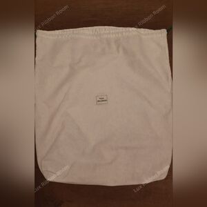 BEIRN for YOANA BARASCHI Large Ivory Natural Cotton Dust Bag 22" X 18.5" Storage
